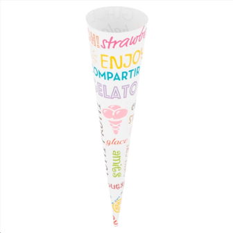CÔNES GLACES 'PAROLE' 15,2 CM