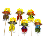 240 pcs Personnage sur pique 20 cm