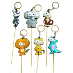 240 pcs Porte clé Animaux gros yeux
