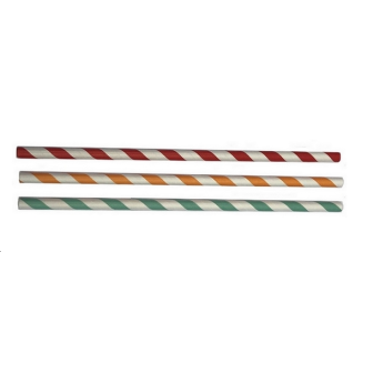 3000 Pailles en papier couleur ass.