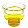4 Verres Lia Jaune  Bullé 37cl