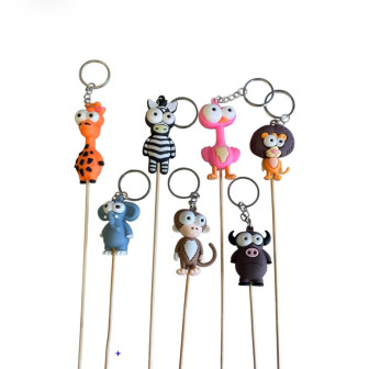 240 pcs Animaux gros yeux 3D /pique