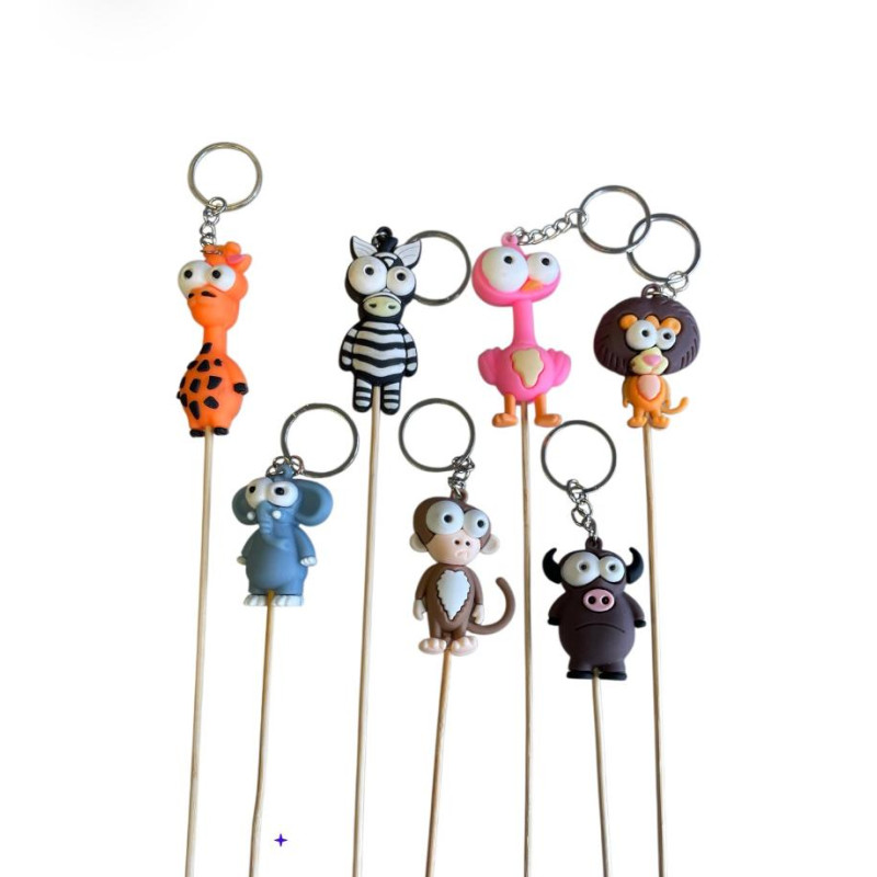 240 pcs Animaux gros yeux 3D /pique