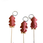 240 pcs Animaux Singes 3D /pique