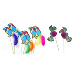 200 pcs  ASST PERROQUET / PIQUE