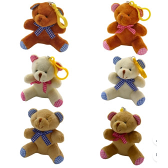 288 pcs Porte-Clé Peluche Ours 10cm