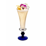 4 Verres tango pied  bleu 26cl