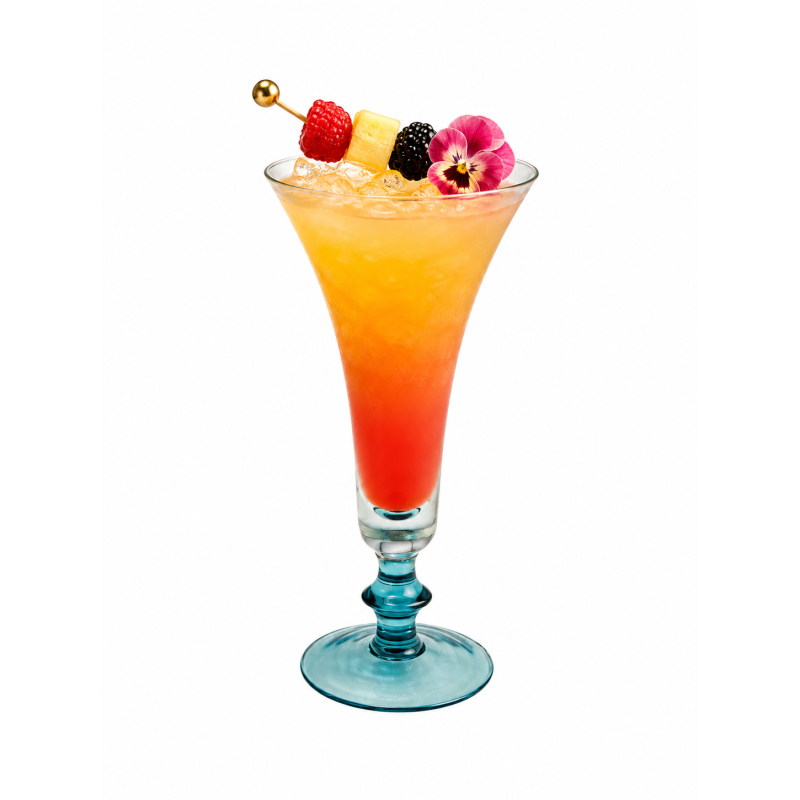 6 Coupes Charleston pied Azur 30cl
