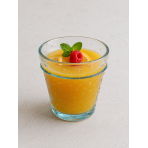 4 Verres Exotique Bullé Bleu