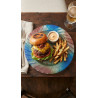 6 Assiettes lim ronde Ø25cm
