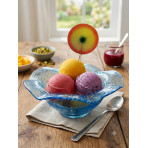 4 Coupes Vague Basse Bleu 15cl