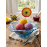 4 Coupes Vague Basse Bleu 15cl