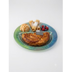 6 Assiettes dessert en verre 