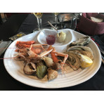 6 Assiettes à fruits de mer 