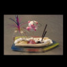 6 pcs Assiette bateau  en verre