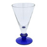 6 Verres vero pied bleu 21cl