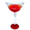 2 COUPES BOLKA ROUGE  50cl