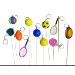 240 pcs Ass.Ballons Raquette /pique
